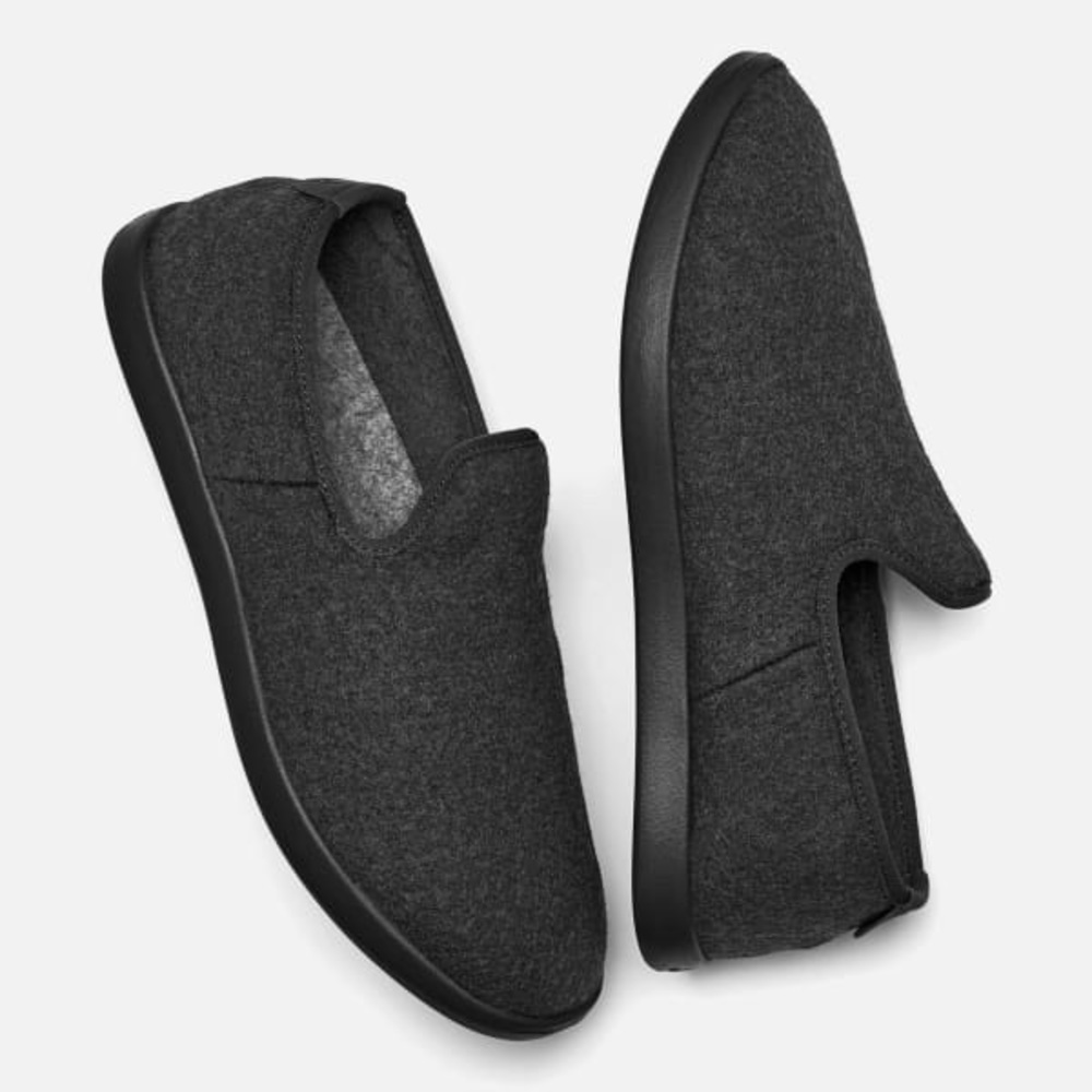 NWOB Allbirds Wool Loungers in Natural Black